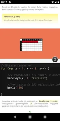Kodlama Kod Yazma Eğitimi android App screenshot 22