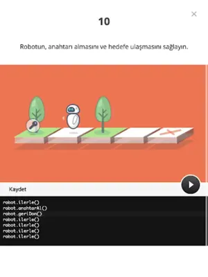 Kodlama Kod Yazma Eğitimi android App screenshot 4