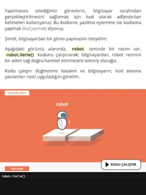 Kodlama Kod Yazma Eğitimi android App screenshot 7